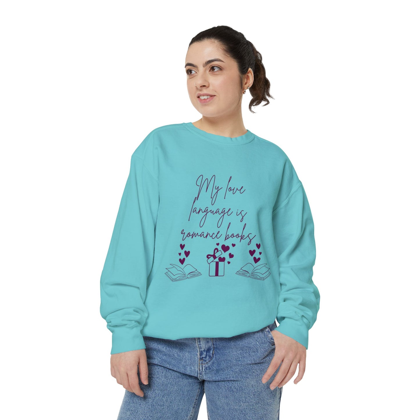 Romance Books Unisex Garment-Dyed Sweatshirt