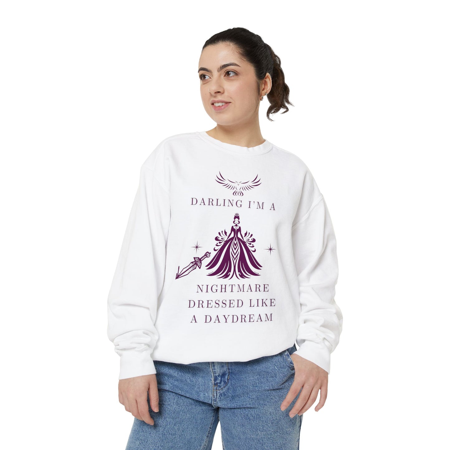 Aelin & Rowan Unisex Garment-Dyed Sweatshirt