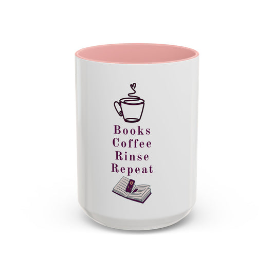 Books, Coffee, Rinse, Repeat Mug