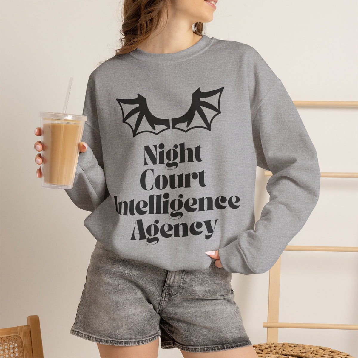 Night Court Intelligence Agency Crewneck Sweatshirt