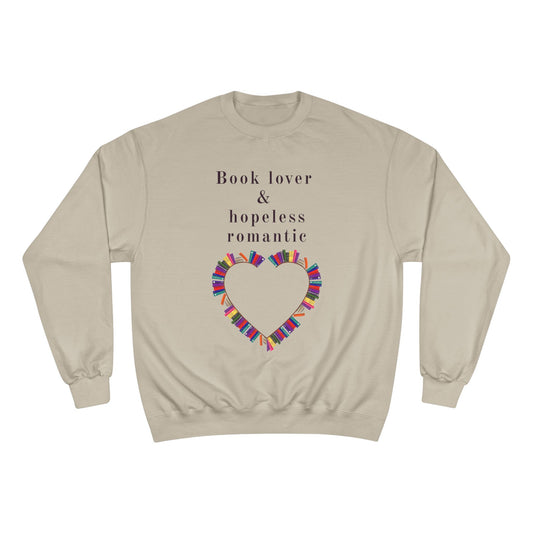 Book Lover & Hopeless Romantic Sweatshirt