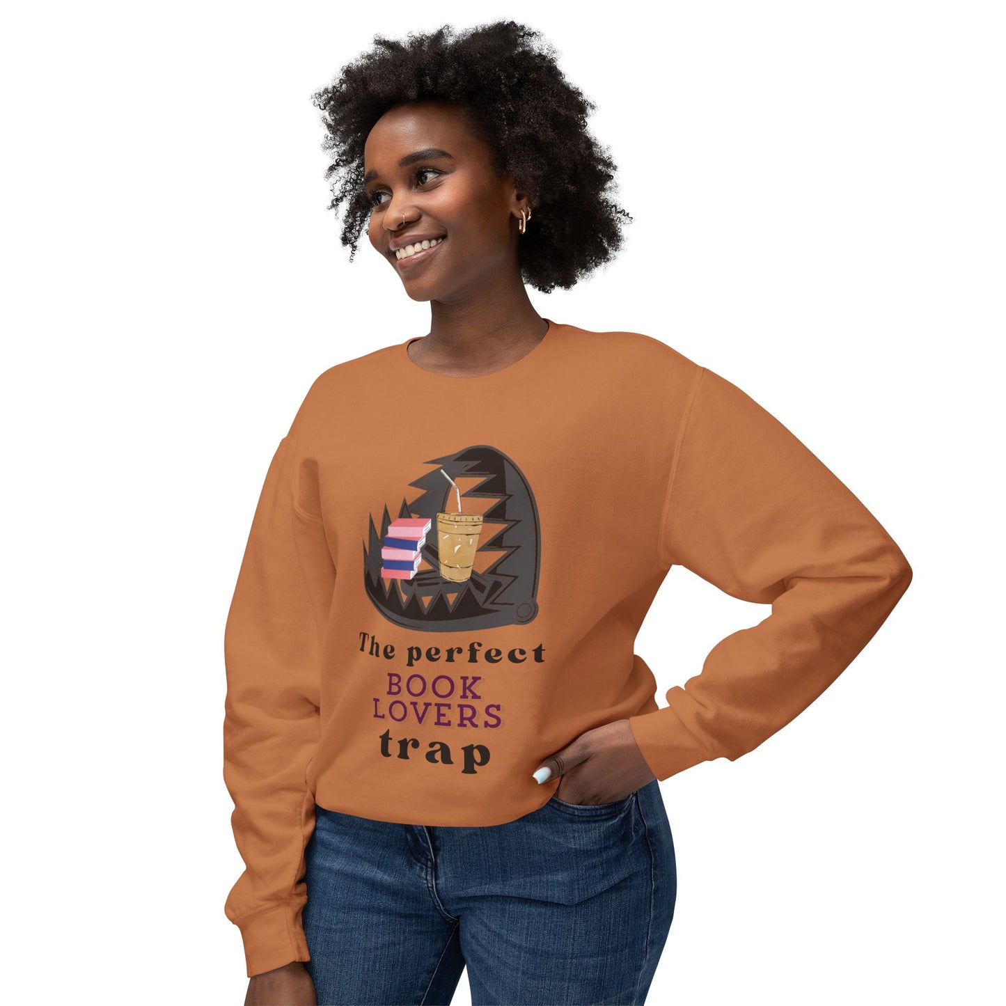 Book Lovers TRAP Unisex Lightweight Crewneck Sweatshirt