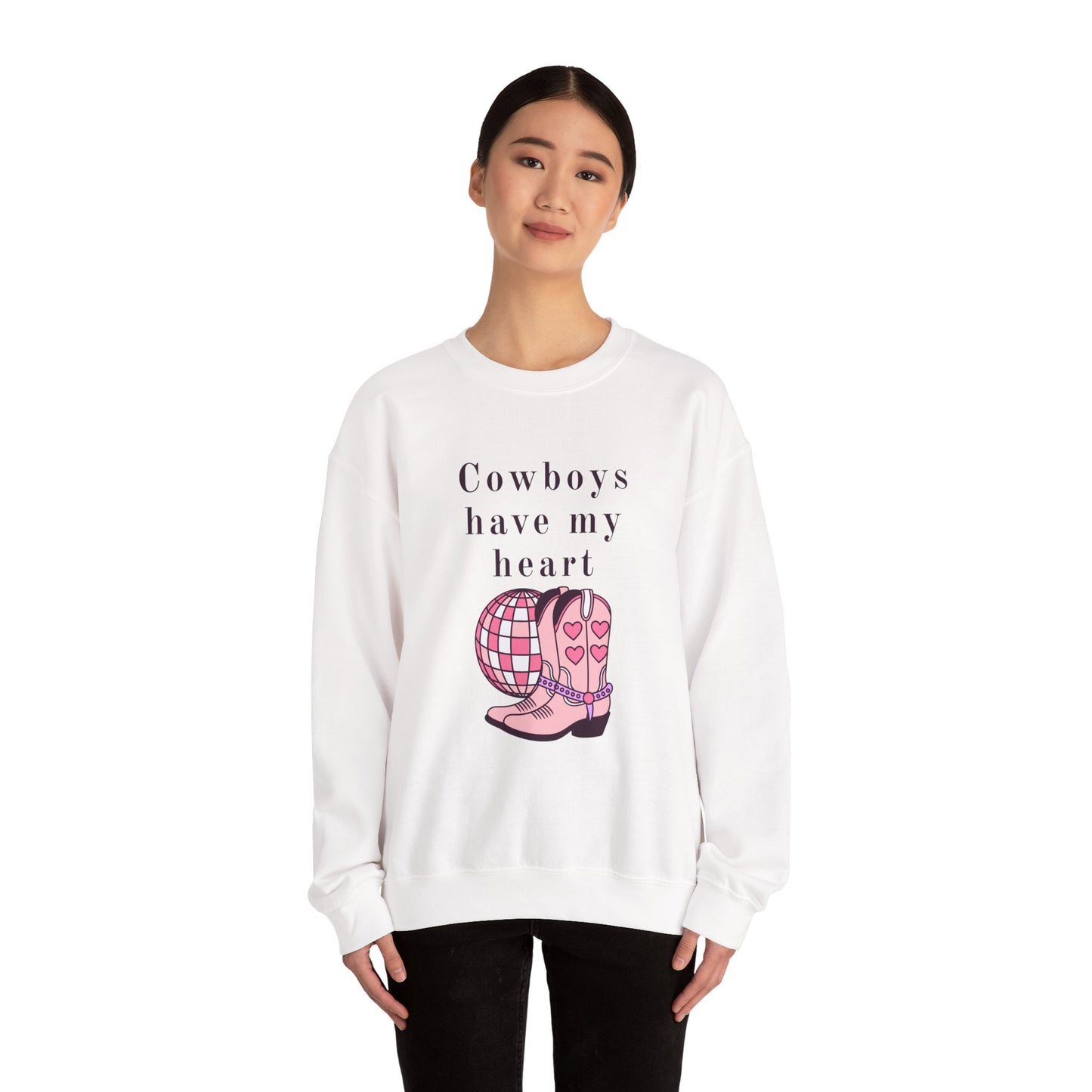 Cowboys Have My Heart Unisex Crewneck Sweatshirt