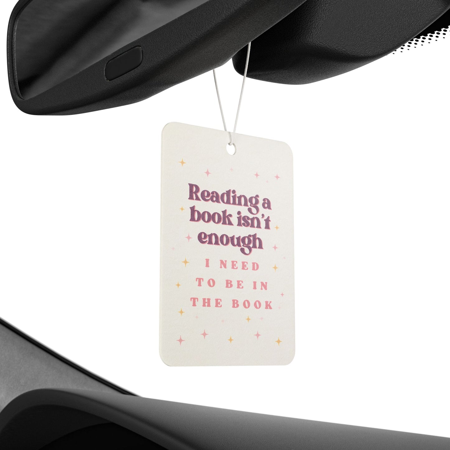 Reading Books Isn't Enough Car Air Freshener