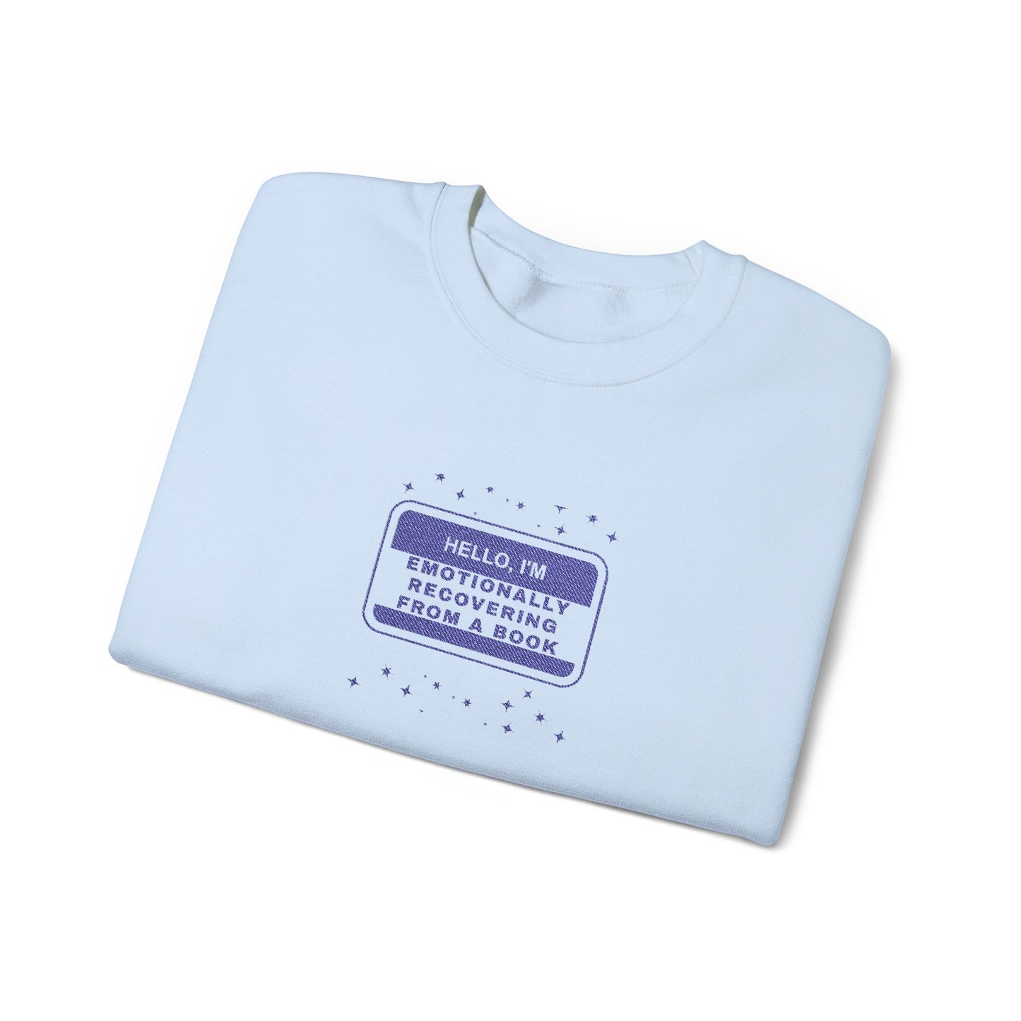 Hello, I'm..  EMBROIDERED Sweatshirt